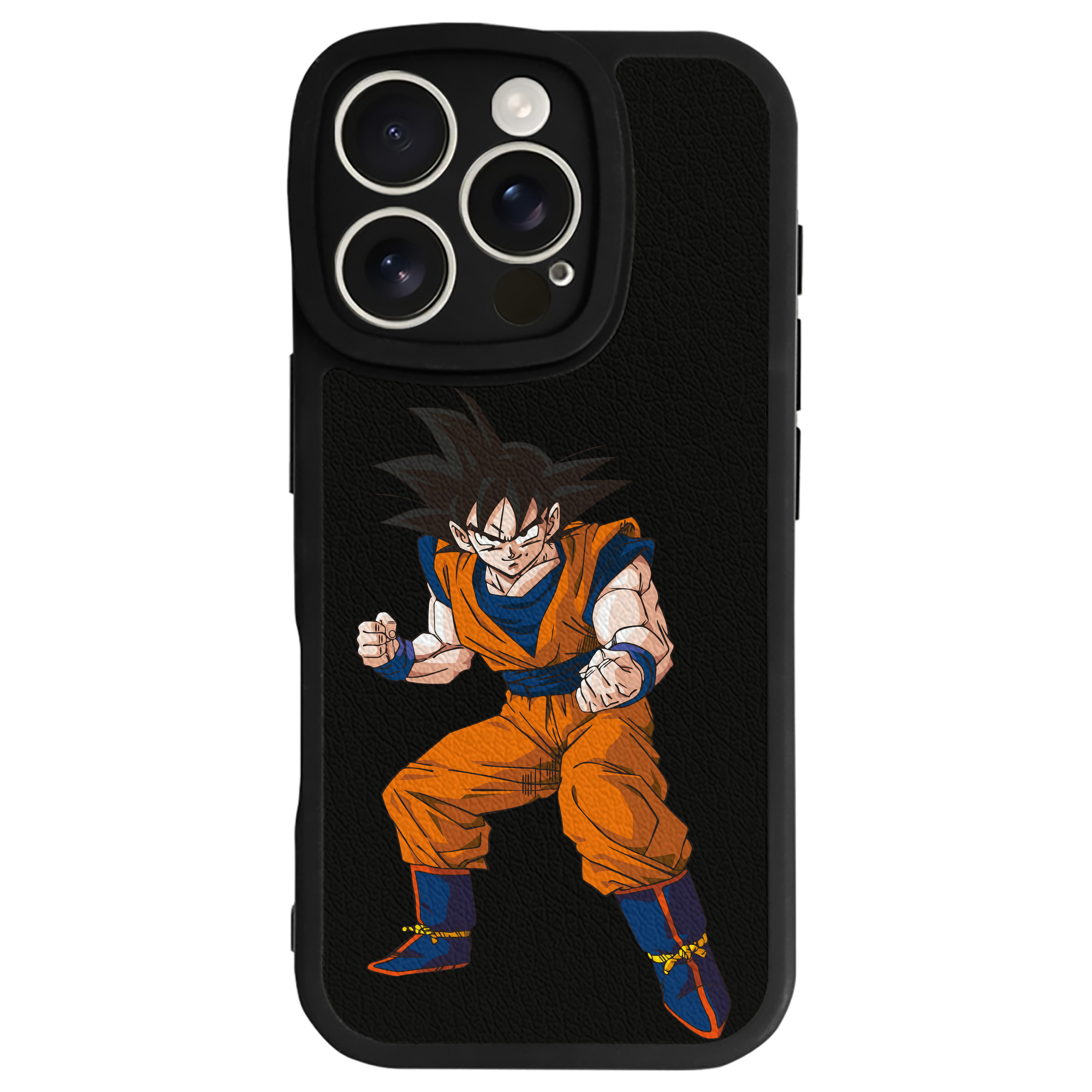 （画像用） ドラゴンボール 孫悟空（そん ごくう）Son Goku カカロット DRAGON BALL Kakarotto 【iPhone 16シリーズ対応】シリコンスマホケース（レザー調） 材質：シリコン